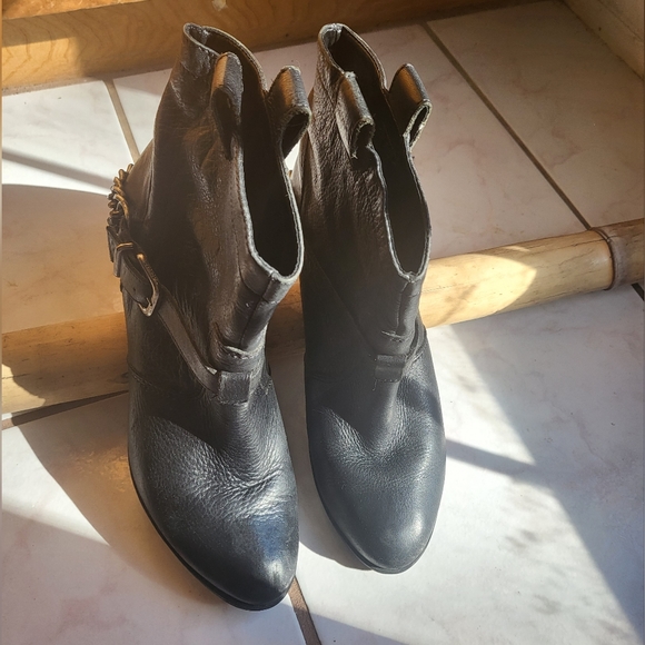 Shutz Black Booties Sz 10 - Picture 3 of 15